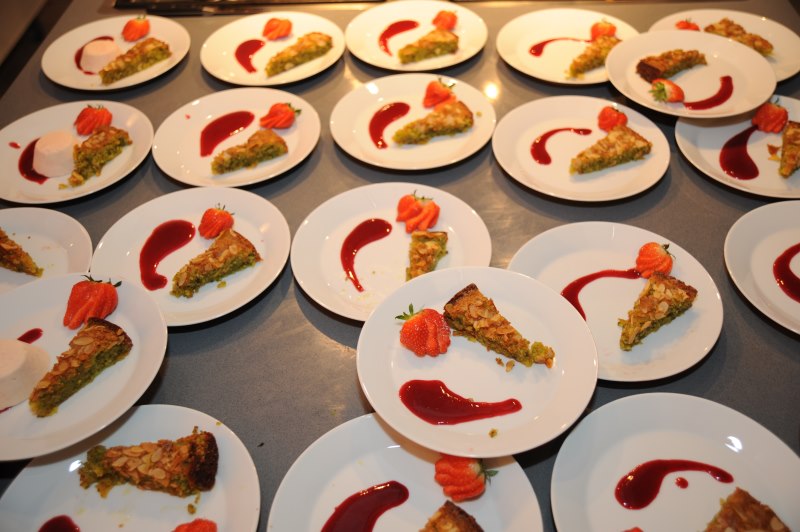 walking dinner bruiloft