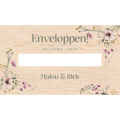 enveloppendoos bruiloft