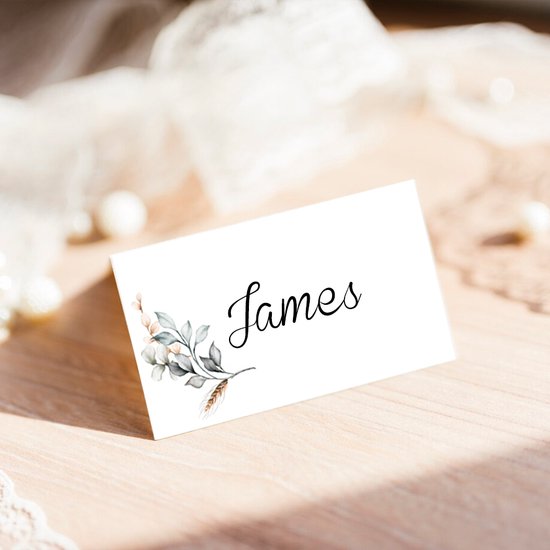 naamkaartjes bruiloft