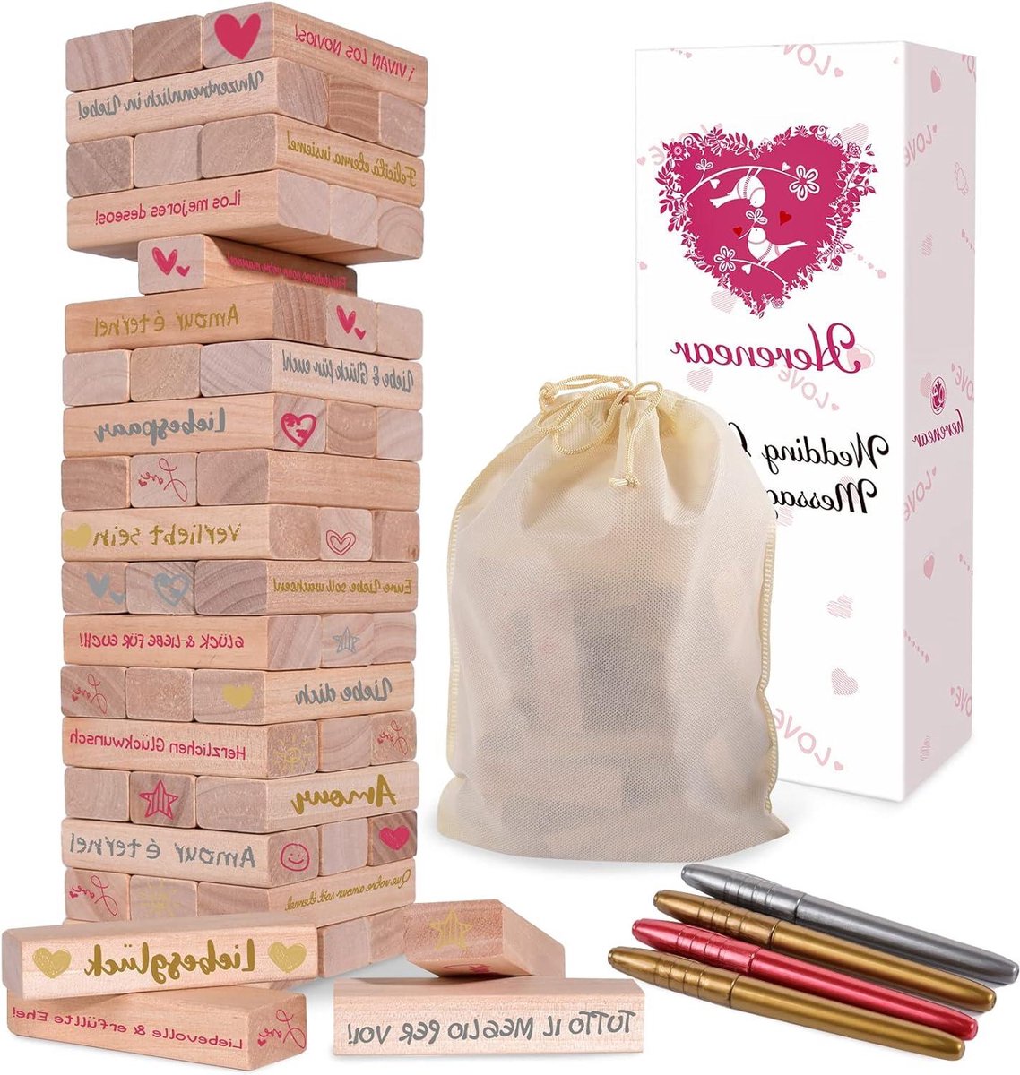 jenga bruiloft